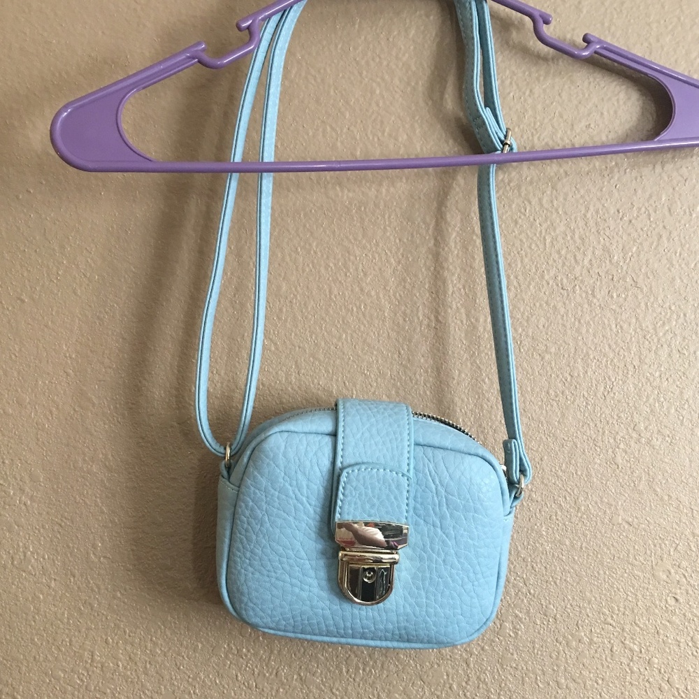LD Pebbled Leather Crossbody Bag